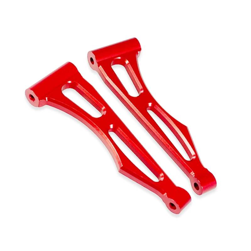 YONMFRDS Für SCY 16101 16102Pro 16103 Aluminiumlegierung Querlenker Hinten Obere Querlenker Upgrade Metallteile Zubehör RC Auto RC Auto Upgrade Teile(Red) von YONMFRDS