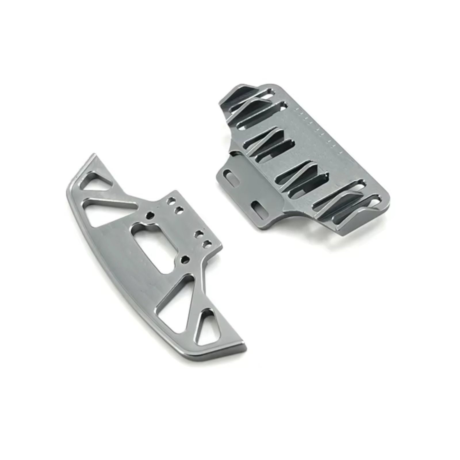 YONMFRDS Für WLtoys 284010 284131 K989 K979 K969 P929 P939 1/28 Metall Vorderen Und Hinteren Stoßfänger RC Auto Upgrade Teile Zubehör RC Auto Upgrade Teile(Gray) von YONMFRDS