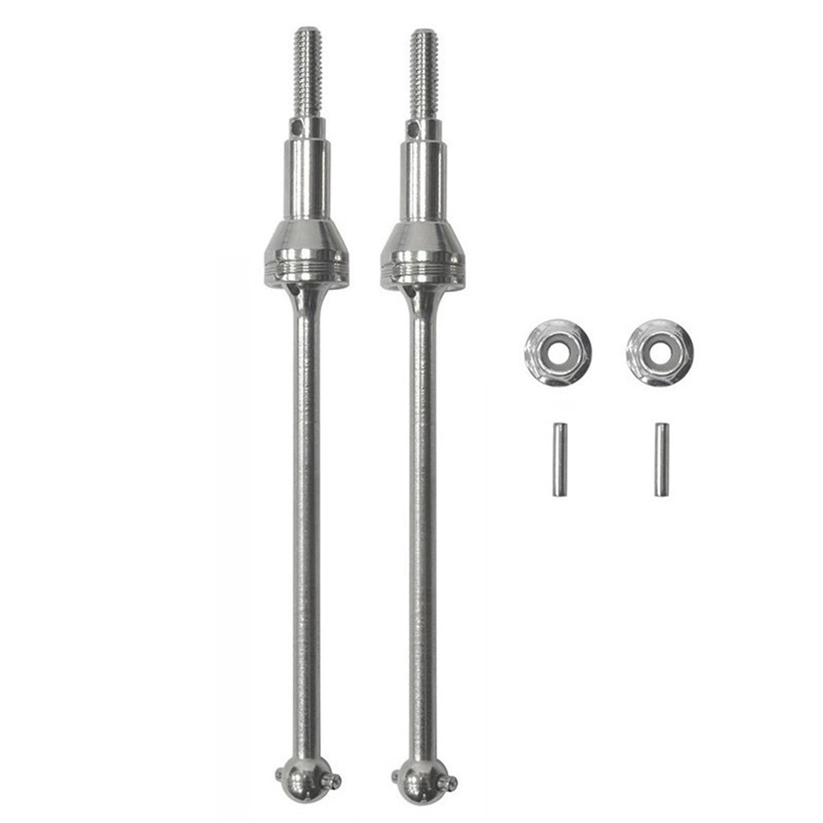 YONMFRDS RC Antriebswelle Für HBX Für Haiboxing 905A 901A 903A Getriebewelle Metall Vorne Hinten Antriebswelle CVD Antriebswelle Dogbone 1/12 RC Auto Ersatzteile Upgrade Zubehör(Front Drive Shaft) von YONMFRDS