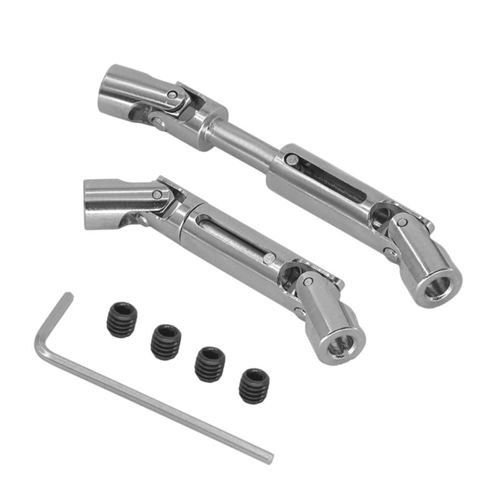 YONMFRDS RC Antriebswelle Für MN D90 D91 D96 D99 D99S Für MN90 MN98 MN99S Für WPL C14 C24 C34 Metall Antriebswelle Ersatz Antriebswelle RC Auto Upgrades Teile Zubehör(Gray) von YONMFRDS