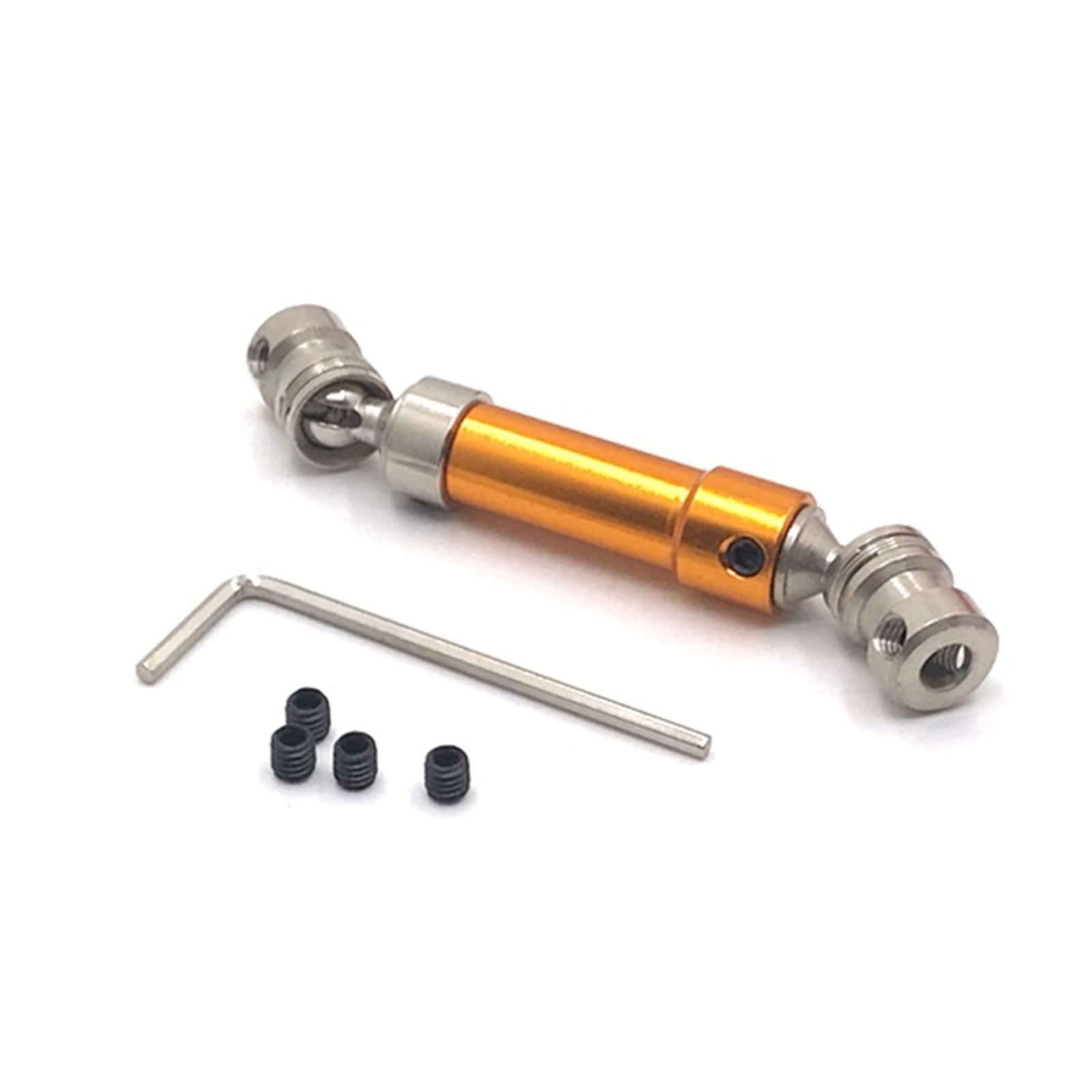 YONMFRDS RC Antriebswelle Für WLtoys 1/12 12427 12429 12428 12423 Für FY01 FY02 FY03 RC Auto Teile Metall Upgrade Hinten Antriebswelle Übertragung Welle Auto Zubehör(Yellow) von YONMFRDS