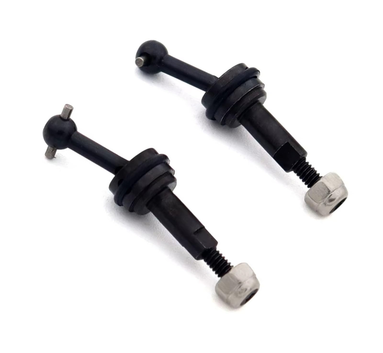 YONMFRDS RC Antriebswelle Für Wltoys K969 K989 K979 K999 P929 P939 1/28 Übertragungswelle 2 Mm Verlängerte Metall-CVD-Kreuzgelenkwelle Mit M2-Mutter RC-Auto-Upgrade-Teile(Black) von YONMFRDS