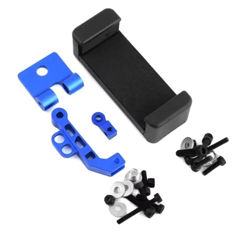 YONMFRDS RC Auto Upgrade Teile Für Dumbo Für SCX10 X6 X4 2,4G 6CH 1/10 1/8 D90 Fernbedienung Auto Boot Handy Montage Halterung Sender Fernbedienung Zubehör(Blue) von YONMFRDS