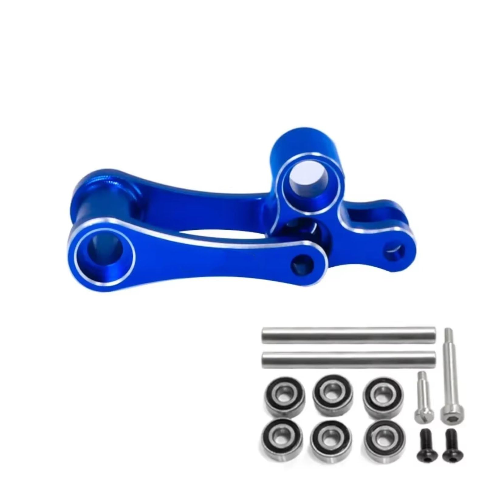 YONMFRDS RC Auto Upgrade Teile Für LOSI 1/4 Promoto-MX RC Auto Metall Bremse Lenkung Arm Lenkung Servo Halterung Motorrad Upgrade Teile Zubehör Ersatz Verwenden(Blue) von YONMFRDS