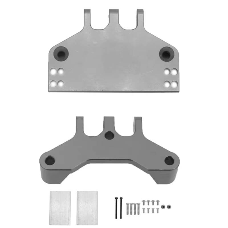 YONMFRDS RC Auto Upgrade Teile Für MN MN86 MN86S MN86KS MN86K 4WD G500 1/12 1 Satz Lenkgetriebehalterung Metalllenkgetriebebasis Geeignete RC-Auto-Upgrade-Teile(Titanium) von YONMFRDS