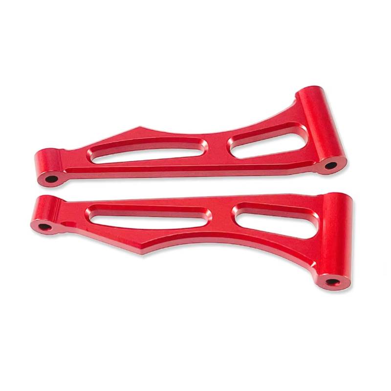 YONMFRDS RC Auto Upgrade Teile Für SCY 16101 16102Pro 16103 Aluminiumlegierung Querlenker Hinten Obere Querlenker RC Auto Upgrade Metallteile Zubehör(Red) von YONMFRDS