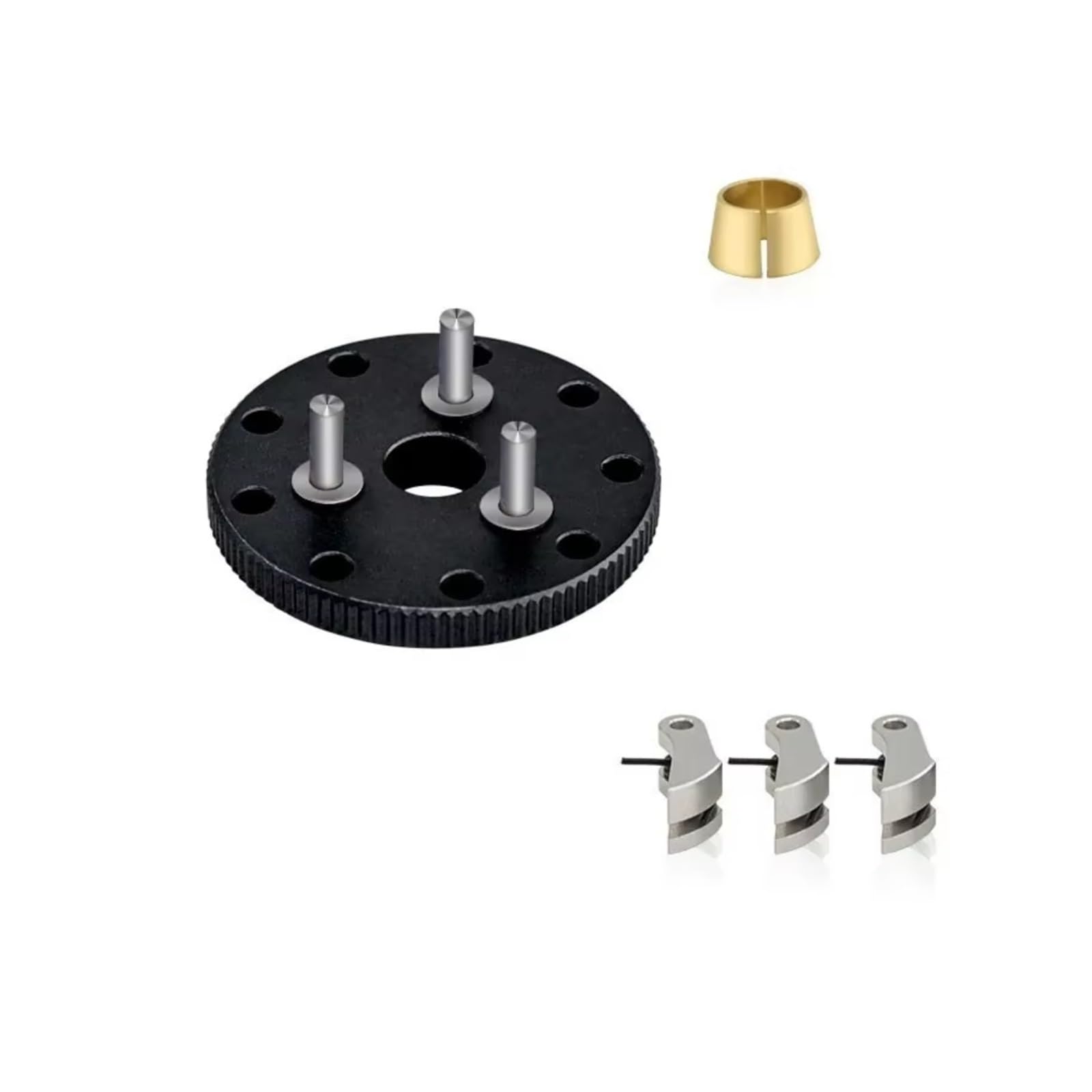 YONMFRDS RC Auto Upgrade Teile Für Traxxas Für Nitro Für Slash Für Rustler T-Maxx Metall Schwungrad Kupplung Glocke Set #4142#4146#3281 RC Auto Upgrade Teile Zubehör Ersatz(Black) von YONMFRDS