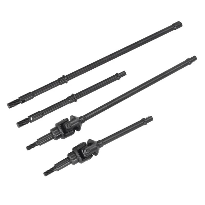 YONMFRDS RC Autoteile Für Axial RBX10 AXI03005 1/10 Stahl Metall Vorne Hinterachse Antriebswelle CVD RC Crawler Auto Upgrade Teile Geändert Zubehör(1 Set (4pcs)) von YONMFRDS