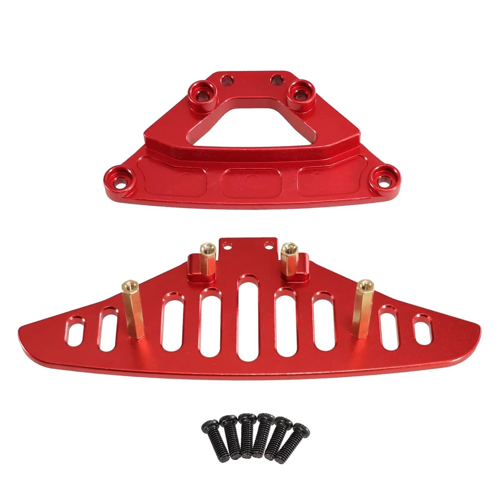 YONMFRDS RC Autoteile Für MJX Für Hyper Go 14301 14302 14303 1/14 Metall-Front-Auto-Shell-Säulenbefestigungsteile Frontkollisionsdekoration Modifikation RC-Auto-Upgrade-Zubehör(Red) von YONMFRDS