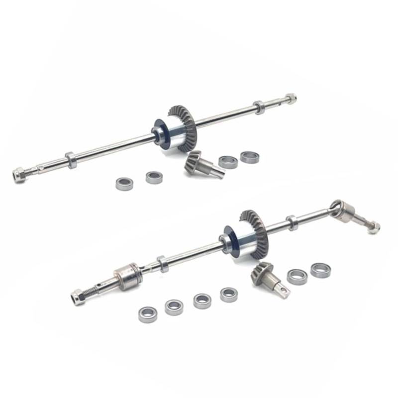 YONMFRDS RC Autoteile Für MN128 MN86 MN86S MN86K MN86KS Für MN G500 1/12 RC Auto Metall Vorne Hinterachse Antriebswelle CVD Antriebswelle Und Getriebe Set Upgrade Teile(1 Set (2pcs)) von YONMFRDS