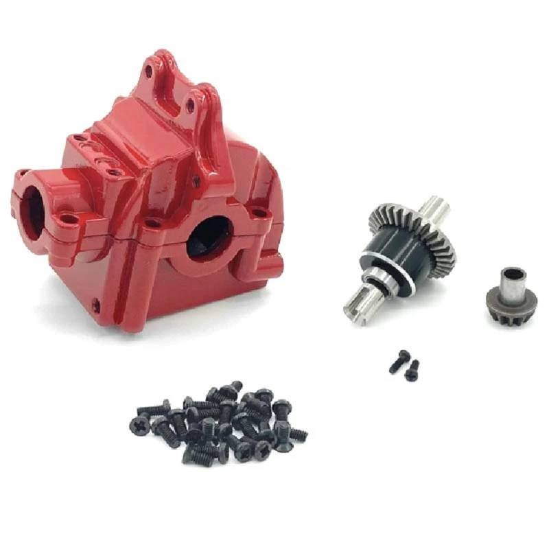 YONMFRDS RC Autoteile Für Wltoys 144001 1/14 RC Auto Metall Differential Getriebe Welle Box Modifiziertes Zubehör Fernbedienung Auto Ersatz DIY Teile von YONMFRDS