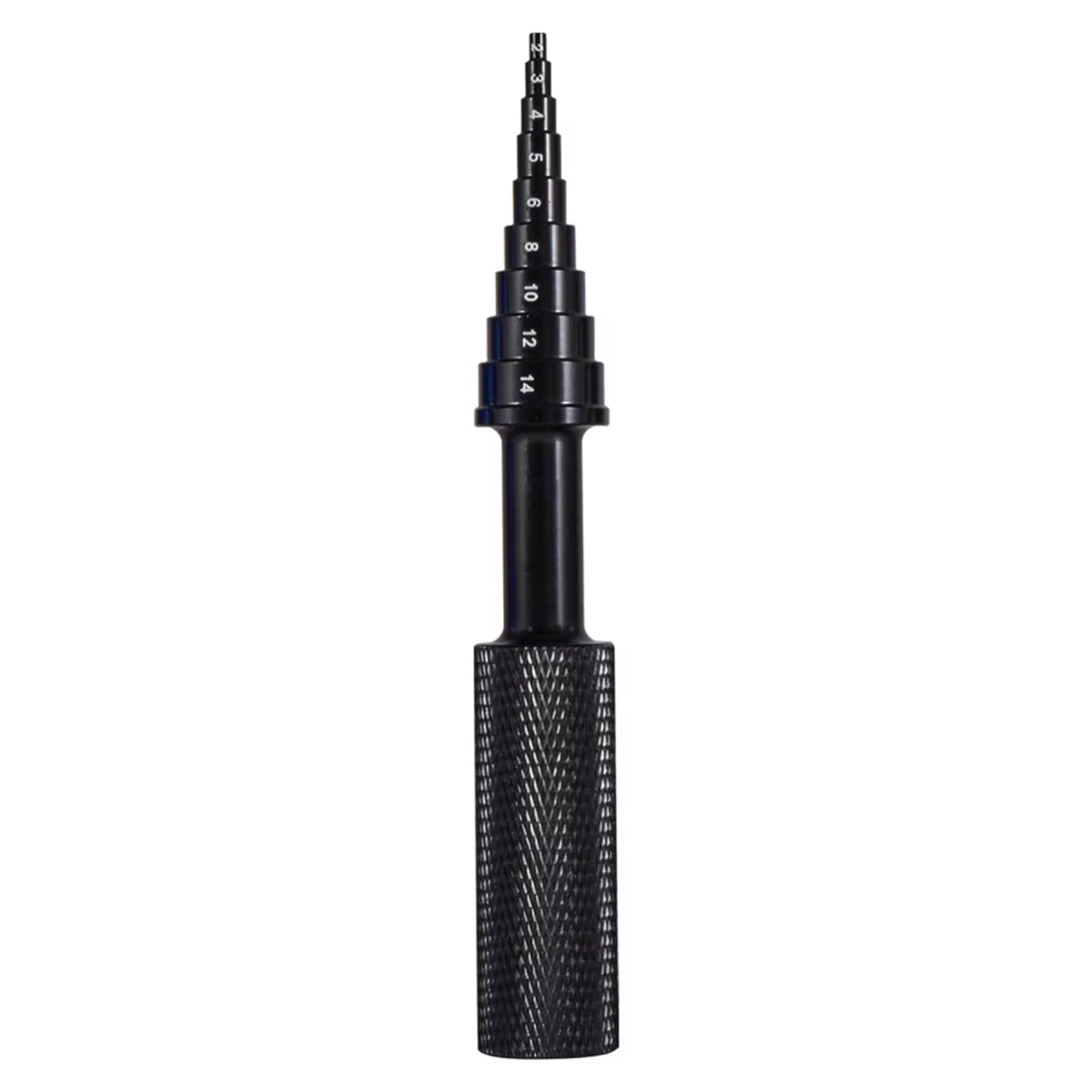 YONMFRDS RC-Demontagewerkzeug 9IMOD RC-Car-Kugellager-Entfernungswerkzeug Abzieher Entferner rutschfeste Reparaturwerkzeuge 2-14 Mm Schwarz Blau Grau Rot Gelb(Black) von YONMFRDS