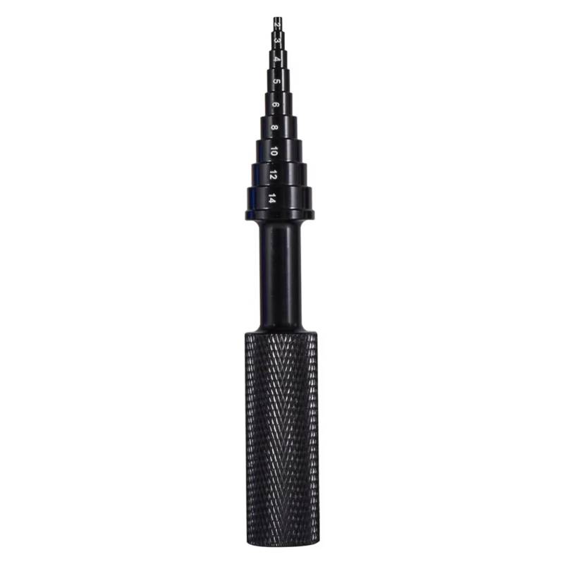 YONMFRDS RC-Demontagewerkzeug 9IMOD RC-Car-Kugellager-Entfernungswerkzeug Abzieher Entferner rutschfeste Reparaturwerkzeuge 2-14 Mm Schwarz Blau Grau Rot Gelb(Black) von YONMFRDS