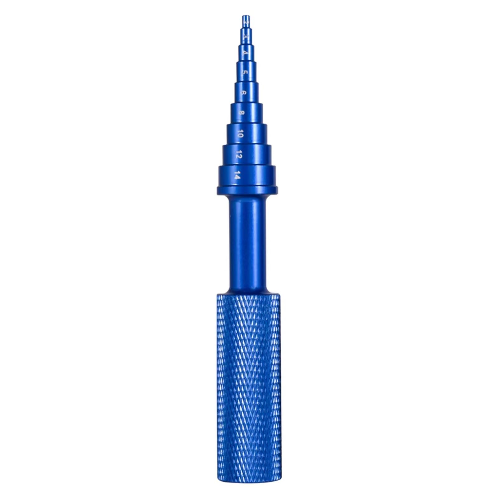 YONMFRDS RC-Demontagewerkzeug 9IMOD RC-Car-Kugellager-Entfernungswerkzeug Abzieher Entferner rutschfeste Reparaturwerkzeuge 2-14 Mm Schwarz Blau Grau Rot Gelb(Blue) von YONMFRDS