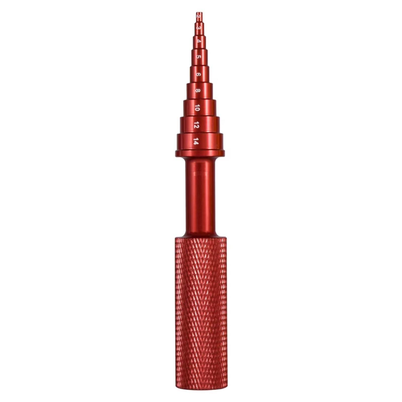 YONMFRDS RC-Demontagewerkzeug 9IMOD RC-Car-Kugellager-Entfernungswerkzeug Abzieher Entferner rutschfeste Reparaturwerkzeuge 2-14 Mm Schwarz Blau Grau Rot Gelb(Red) von YONMFRDS