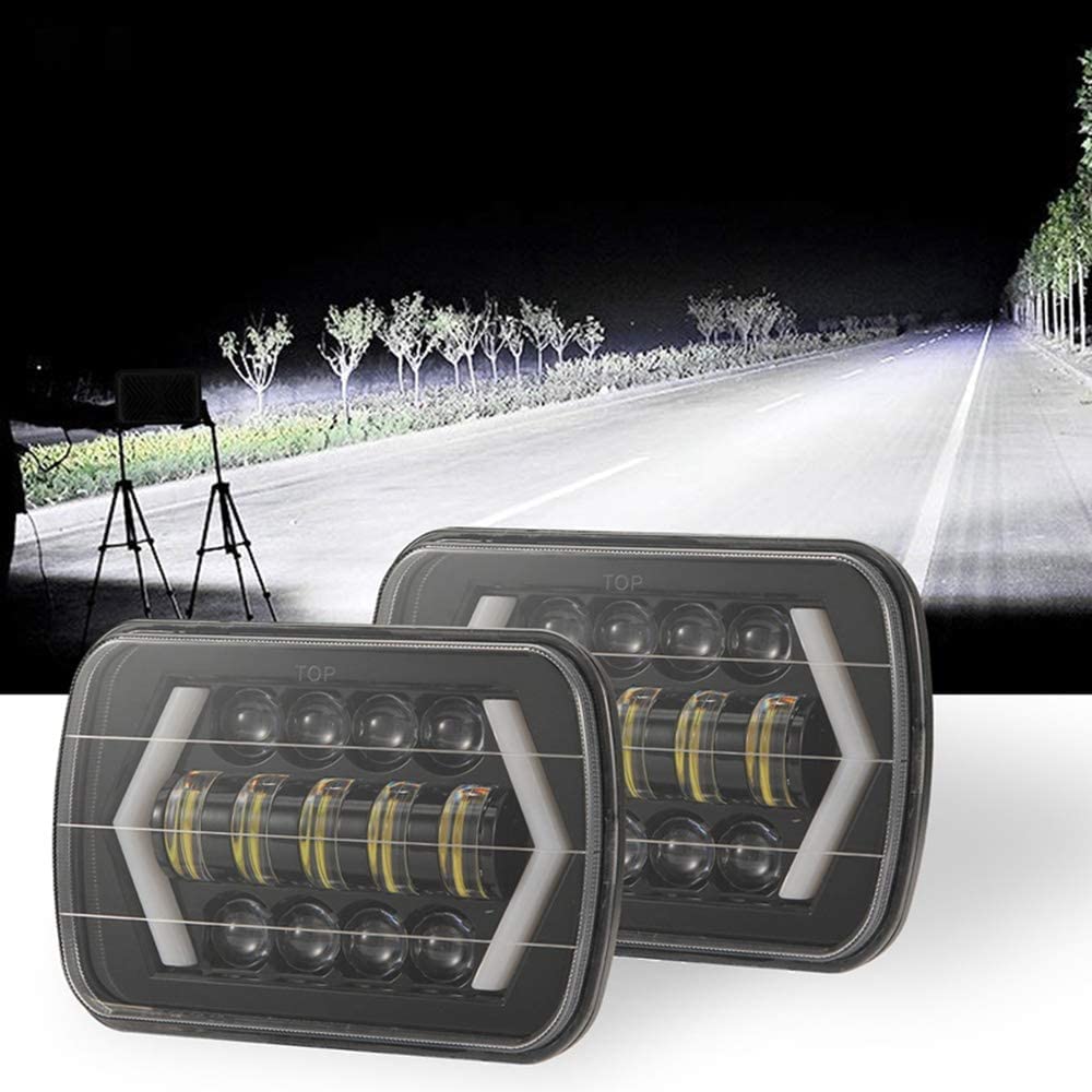 YOOMAO 2ST 5x7 LED-Scheinwerfer 3000W 6000K High Low Beam LED Sealed-Beam-Scheinwerfer Projektor LED-Scheinwerfer mit Drl für Wrangler Yj Cherokee Xj H6054 H5054 H60 Brightest YOOMAO 2ST 5x7 LED-Scheinwerfer 3000W 6000K High Low Beam LED Sealed-Beam-Scheinwerfer Projektor LED-Scheinwerfer mit Drl für Wrangler Yj Cherokee Xj H6054 H5054 H60 Brightest von YOOMAO