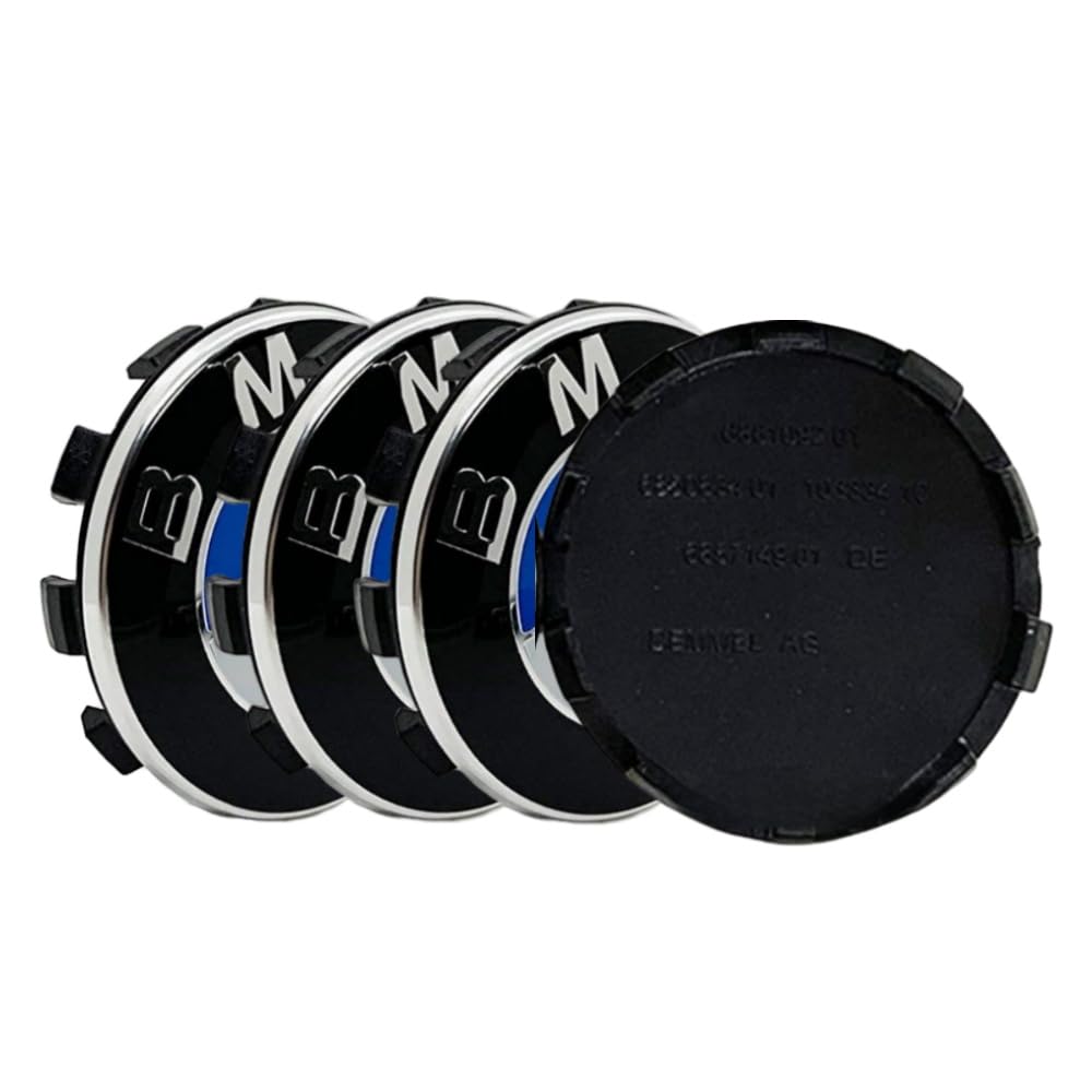4 x Radnabendeckel Felgendeckel Hochwertiges Abs(68MM) Ersatz Radkappen Felgenabdeckung für BMW 3 Series E93 Convertible 2007-2014 von YOPCFW