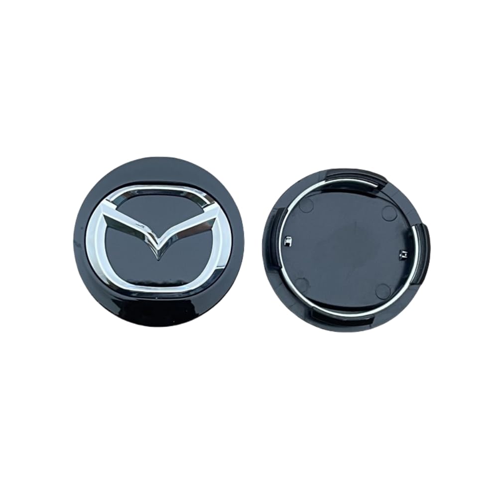 4 x Radnabendeckel Felgendeckel Hochwertiges Abs Ersatz Radkappen Felgenabdeckung für Mazda 6 2020 2021 2022,57MM Black 4 x Radnabendeckel Felgendeckel Hochwertiges Abs Ersatz Radkappen Felgenabdeckung für Mazda 6 2020 2021 2022,57MM Black von YOPCFW