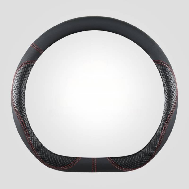 Mikrofaser Leder Lenkradabdeckung Auto Lenkradbezug Mikrofaser Leder Lenkradhüllen Autozubehör Innenraum für BMW 5 Series M5 E60 E61 F07 F10 F11 F18 F90 G30 G31 G38 von YOPCFW