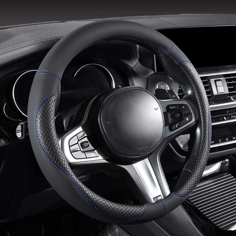 Mikrofaser Leder Lenkradabdeckung Auto Lenkradbezug Mikrofaser Leder Lenkradhüllen Autozubehör Innenraum für BMW 5 Series M5 E60 E61 F07 F10 F11 F18 F90 G30 G31 G38 Mikrofaser Leder Lenkradabdeckung Auto Lenkradbezug Mikrofaser Leder Lenkradhüllen Autozubehör Innenraum für BMW 5 Series M5 E60 E61 F07 F10 F11 F18 F90 G30 G31 G38 von YOPCFW