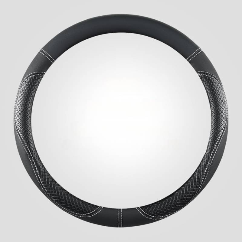 Mikrofaser Leder Lenkradabdeckung Auto Lenkradbezug Mikrofaser Leder Lenkradhüllen Autozubehör Innenraum für BMW 5 Series M5 E60 E61 F07 F10 F11 F18 F90 G30 G31 G38 von YOPCFW