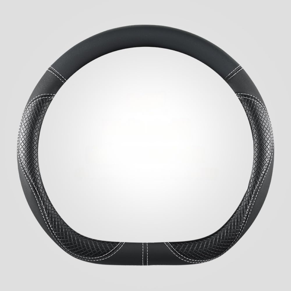Mikrofaser Leder Lenkradabdeckung Auto Lenkradbezug Mikrofaser Leder Lenkradhüllen Autozubehör Innenraum für BMW 7 Series G11 G12 730d 730Ld 740d 740Ld,White&Black Bottom Flat Mikrofaser Leder Lenkradabdeckung Auto Lenkradbezug Mikrofaser Leder Lenkradhüllen Autozubehör Innenraum für BMW 7 Series G11 G12 730d 730Ld 740d 740Ld,White&Black Bottom Flat von YOPCFW