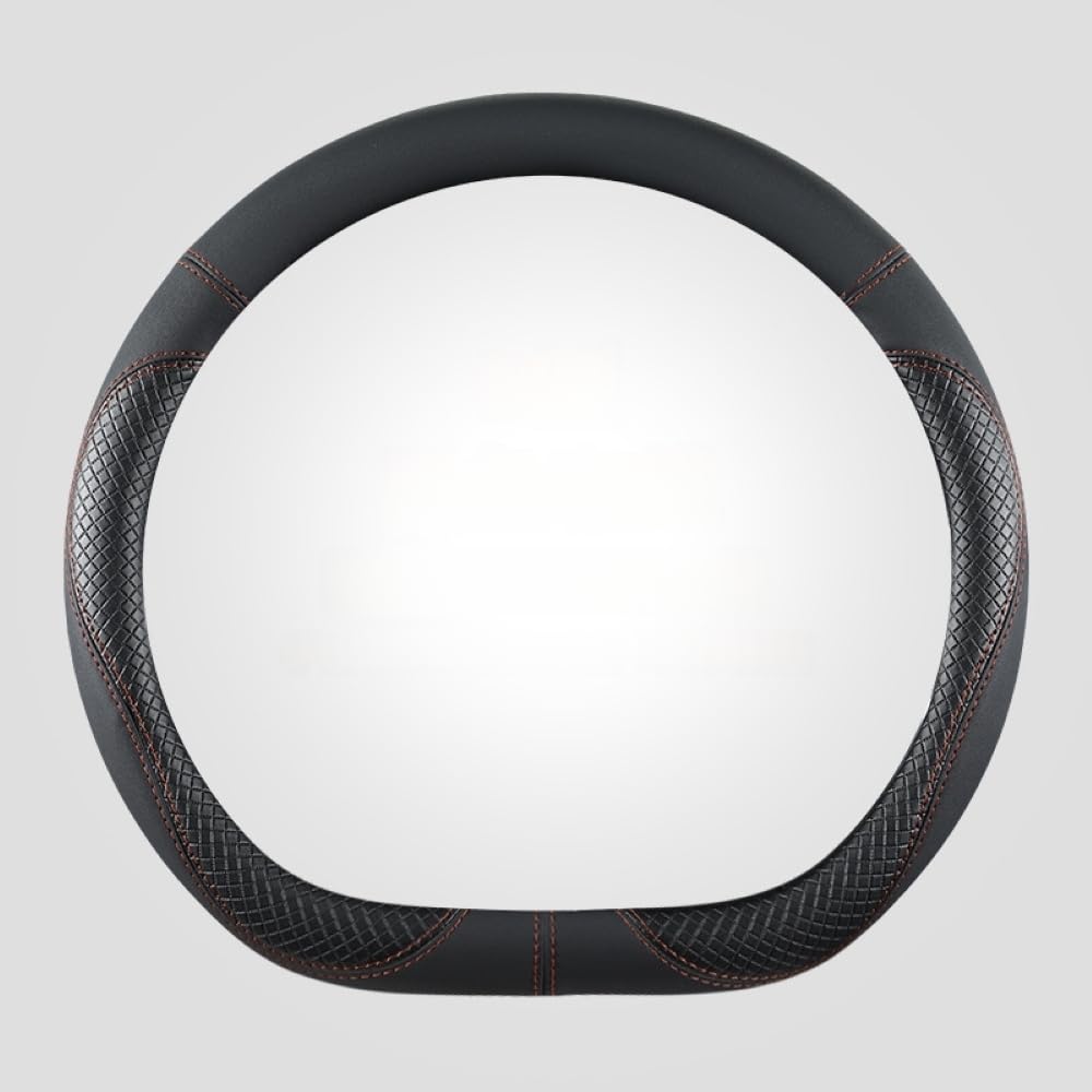 Mikrofaser Leder Lenkradabdeckung Auto Lenkradbezug Mikrofaser Leder Lenkradhüllen Autozubehör Innenraum für BMW 7er 730i 730Li 740i 740Li 750i 750Li 745e 745Le,Brown&Black Bottom Flat Mikrofaser Leder Lenkradabdeckung Auto Lenkradbezug Mikrofaser Leder Lenkradhüllen Autozubehör Innenraum für BMW 7er 730i 730Li 740i 740Li 750i 750Li 745e 745Le,Brown&Black Bottom Flat von YOPCFW