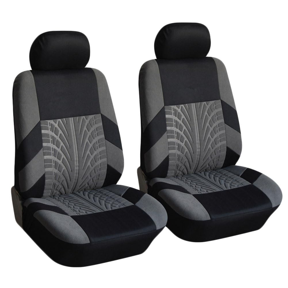 YOUCAI 1 Stück Sitzbezug Auto Vordersitze, 2 Stück Schonbezug Autositz Vorne, Sitzbezügesets Autositzbezüge Set für 5 Sitzer Universelle Auto Sitzbezüge Kompletter Satz Grau 2 Sitzer YOUCAI 1 Stück Sitzbezug Auto Vordersitze, 2 Stück Schonbezug Autositz Vorne, Sitzbezügesets Autositzbezüge Set für 5 Sitzer Universelle Auto Sitzbezüge Kompletter Satz Grau 2 Sitzer von YOUCAI