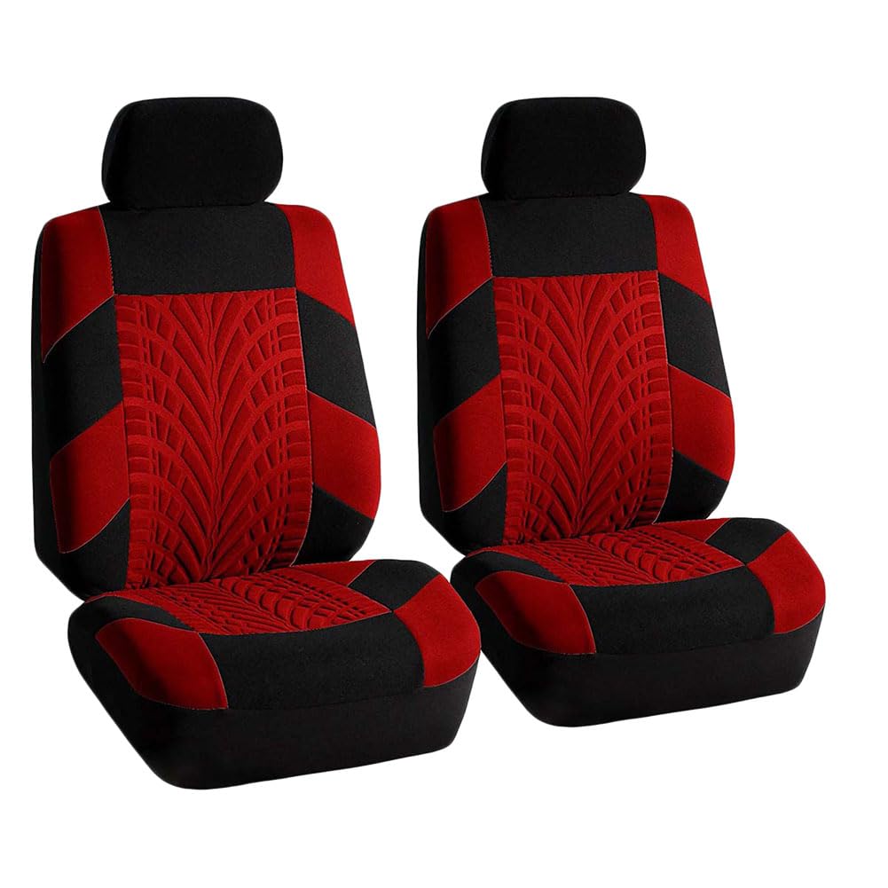 YOUCAI 1 Stück Sitzbezug Auto Vordersitze, 2 Stück Schonbezug Autositz Vorne, Sitzbezügesets Autositzbezüge Set für 5 Sitzer Universelle Auto Sitzbezüge Kompletter Satz Rot 2 Sitzer YOUCAI 1 Stück Sitzbezug Auto Vordersitze, 2 Stück Schonbezug Autositz Vorne, Sitzbezügesets Autositzbezüge Set für 5 Sitzer Universelle Auto Sitzbezüge Kompletter Satz Rot 2 Sitzer von YOUCAI