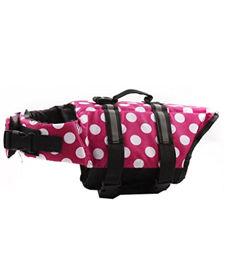 YOUJIA Hunde Warnweste Schwimmweste Schwimmhilfe für Hunde-Schwimmweste Rettungsweste Mantel Reflektoren Rose S YOUJIA Hunde Warnweste Schwimmweste Schwimmhilfe für Hunde-Schwimmweste Rettungsweste Mantel Reflektoren Rose S von YOUJIA