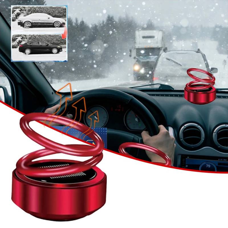YOUNICE Mini Tragbare kinetische Heizung, Windschutzscheibe Defroster Kinetische Heizung Tragbare kinetische Mini-Heizung, Kinetische Heizung für Fahrzeuge für Auto Wohnzimmer Badezimmer (Rosa) von YOUNICE