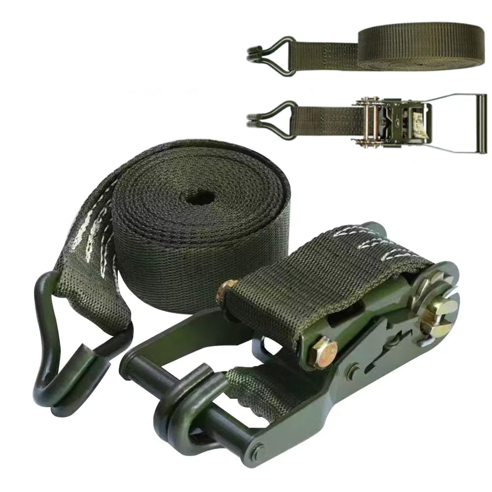 YOUNICE Spanngurte mit Ratsche Verdickte Ratschengurte, Universal Zurrgurte und Ratsche Haben Haken (15M) von YOUNICE