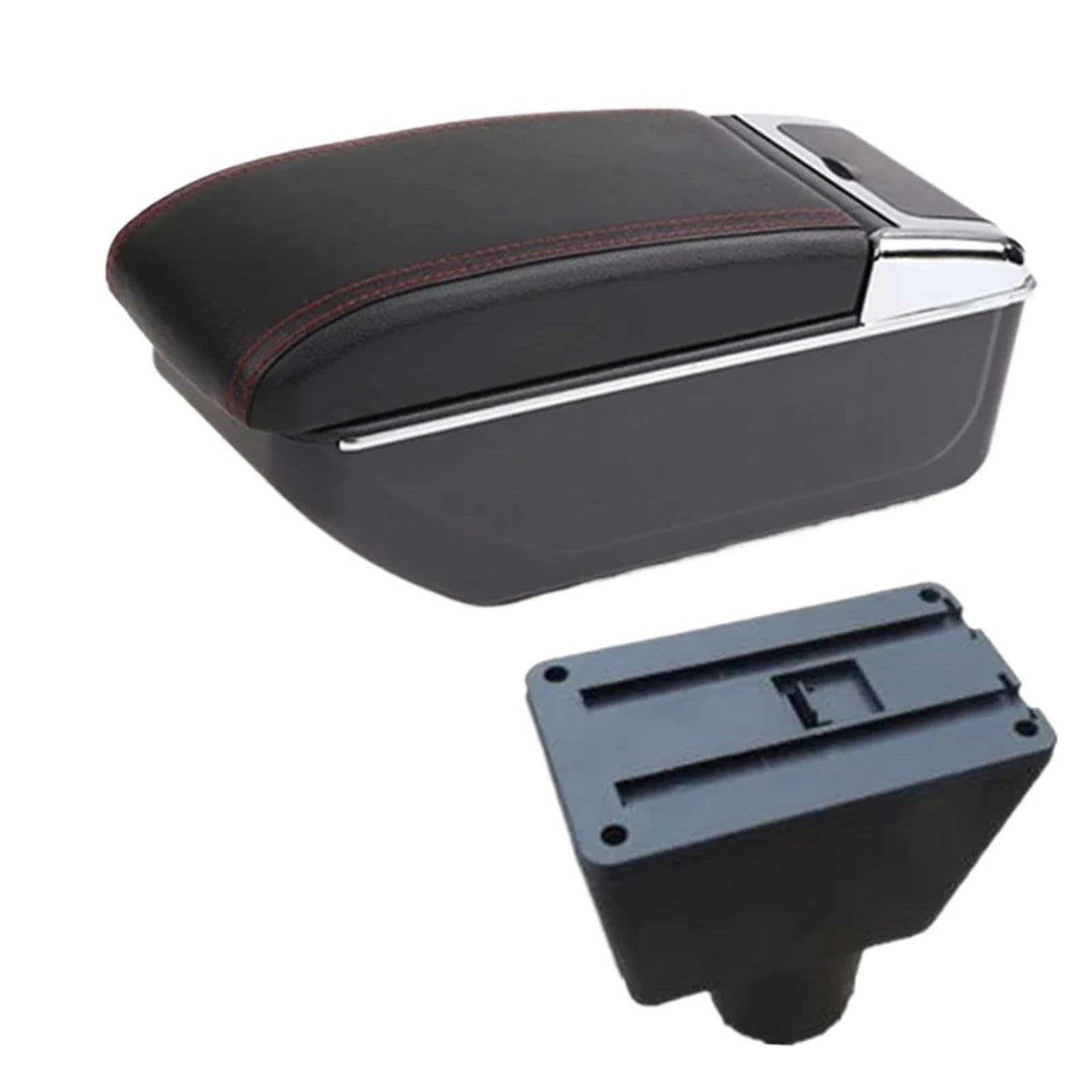 Lanliuhui Store Armlehne Kompatibel Mit Spark III 2015-2022 Innen Center Console Storage Box Armlehne Auto Zubehör Teile(B1 red line NO USB) von YOURNAME