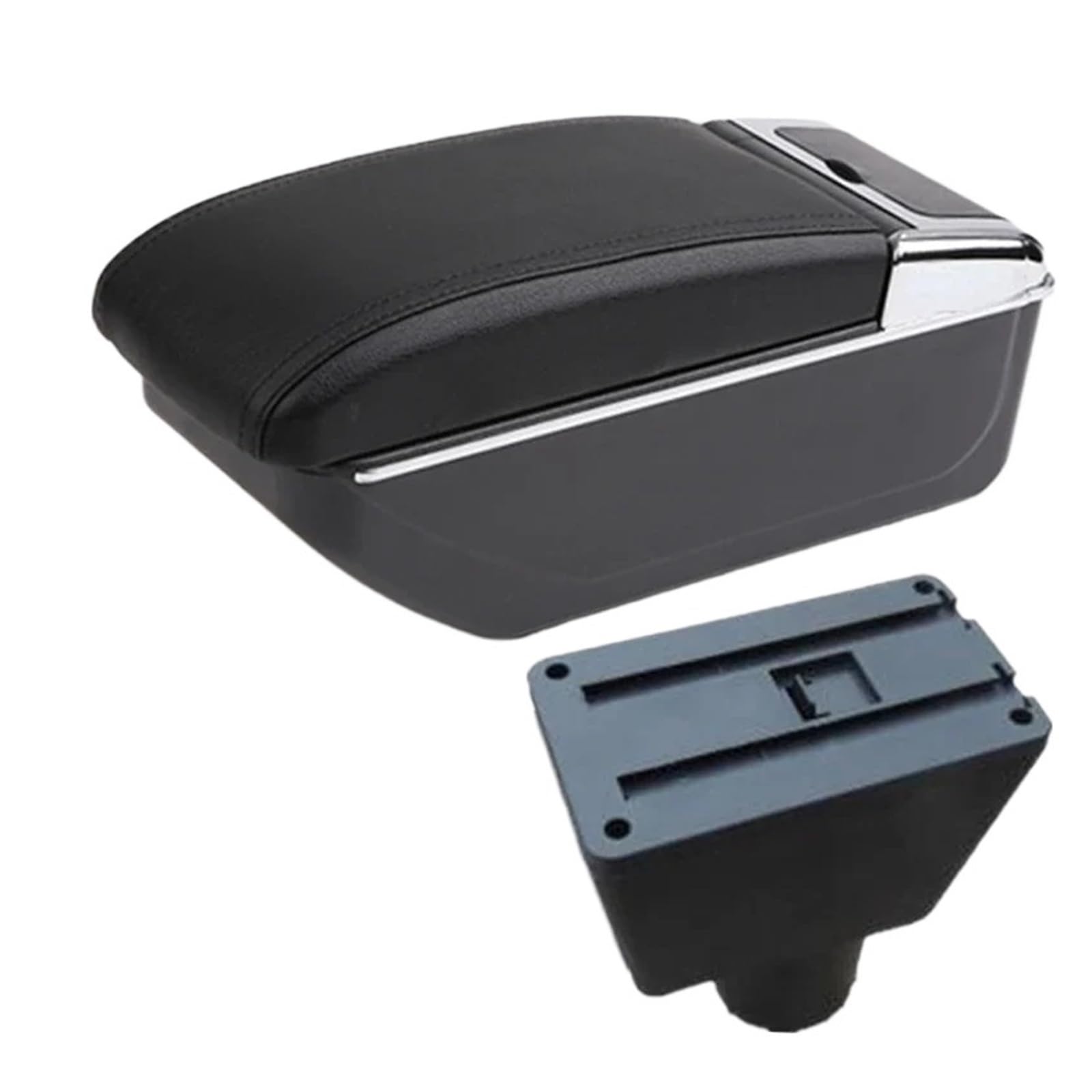 Lanliuhui Store Armlehne Kompatibel Mit Spark III 2015-2022 Innen Center Console Storage Box Armlehne Auto Zubehör Teile(B2 black line NO USB) von YOURNAME
