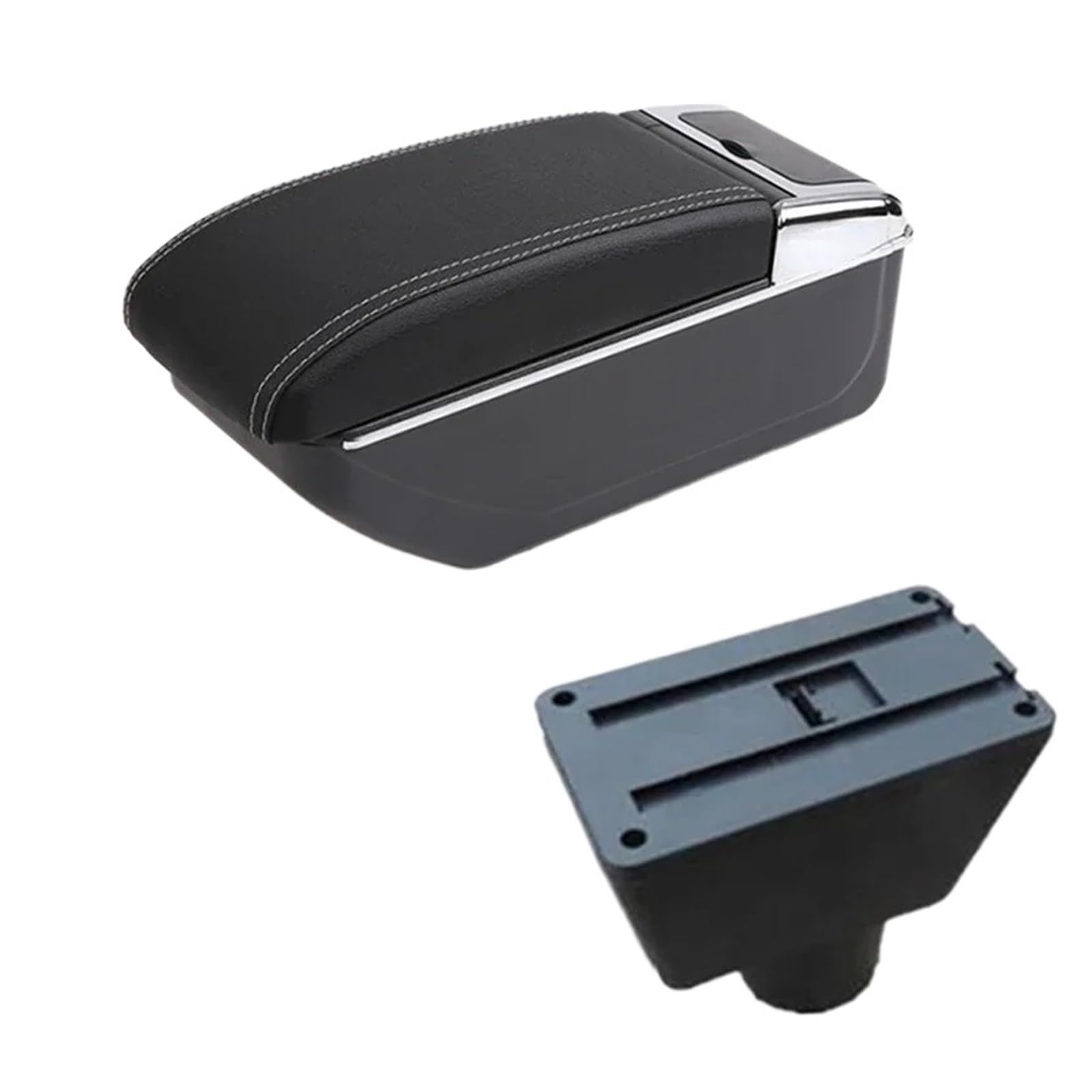 Lanliuhui Store Armlehne Kompatibel Mit Spark III 2015-2022 Innen Center Console Storage Box Armlehne Auto Zubehör Teile(B3 white line NO USB) von YOURNAME