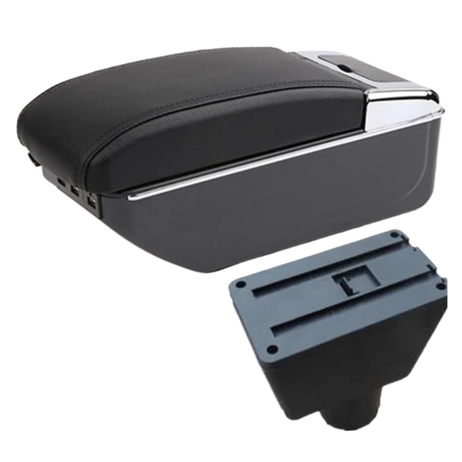 Lanliuhui Store Armlehne Kompatibel Mit Spark III 2015-2022 Innen Center Console Storage Box Armlehne Auto Zubehör Teile(C2 black line 7USB) von YOURNAME