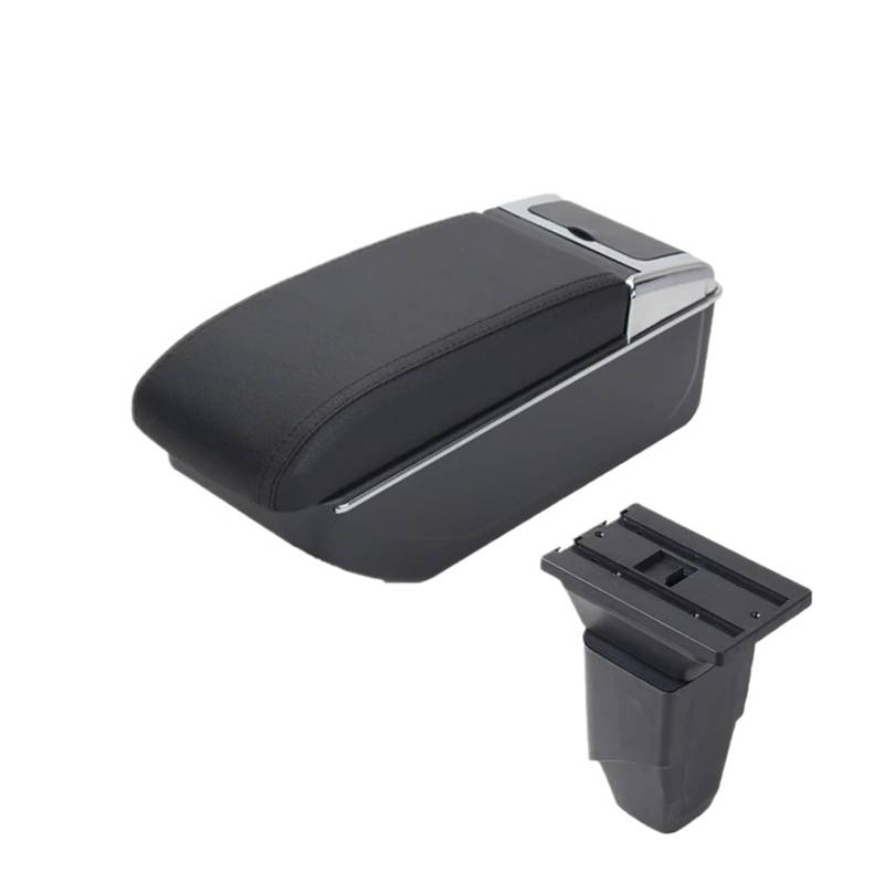 Lanliuhui Store Armlehnenbox Kompatibel Mit Peug*eot 206 Cc Kompatibel Mit Cabrio Auto-Armlehnen-Aufbewahrungsbox Innenraum Spezielle Nachrüstteile Autozubehör(Black Line) von YOURNAME