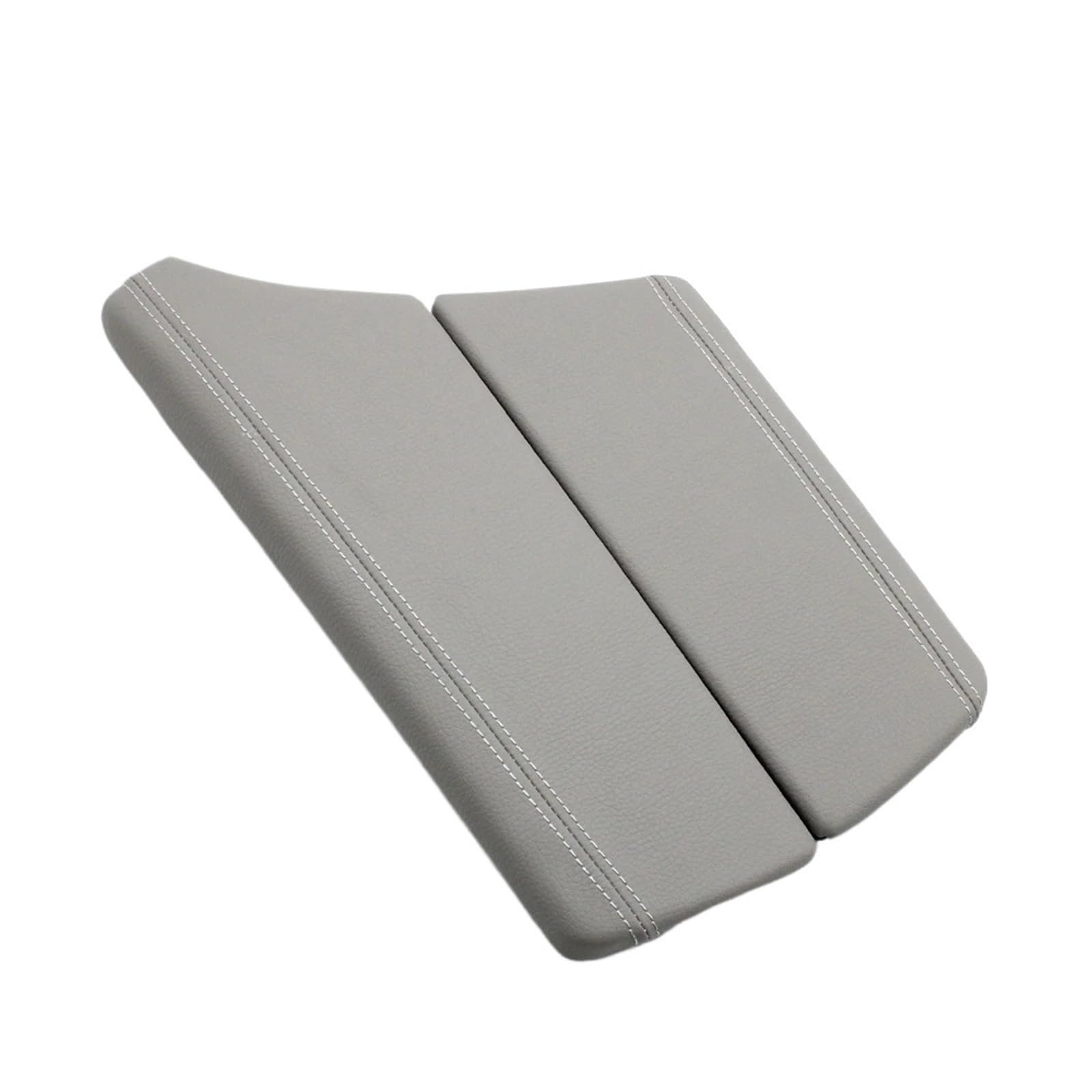 Lanliuhui Store LHD-Mittelkonsolen-Armlehnen-Aufbewahrungsbox, Gehäuseabdeckung, Lederverkleidungsleiste, kompatibel mit B*W, kompatibel mit 5er-Serie F10 F11 F18 520 523 525 528(Gray Armrest Cover) von YOURNAME