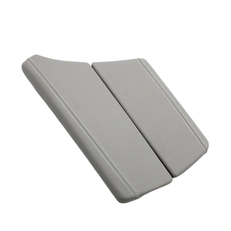 Lanliuhui Store LHD-Mittelkonsolen-Armlehnen-Aufbewahrungsbox, Gehäuseabdeckung, Lederverkleidungsleiste, kompatibel mit B*W, kompatibel mit 5er-Serie F10 F11 F18 520 523 525 528(Gray Armrest Cover) von YOURNAME