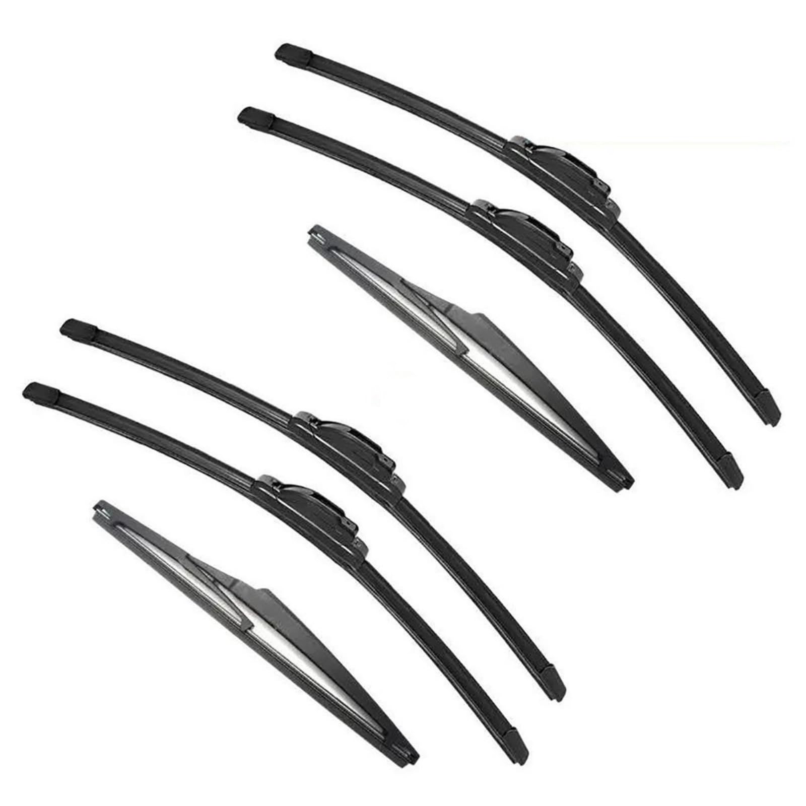 Scheibenwischer Rear Für Hyundai Für Creta IX25 MK1 2014 2015 2016 2017 2018 2019 Doppelgummi-Autowischer Vorne Hinten Zubehör Scheibenwischer für Heckscheibe(6PCS (Upgraded)) von YOURNAME