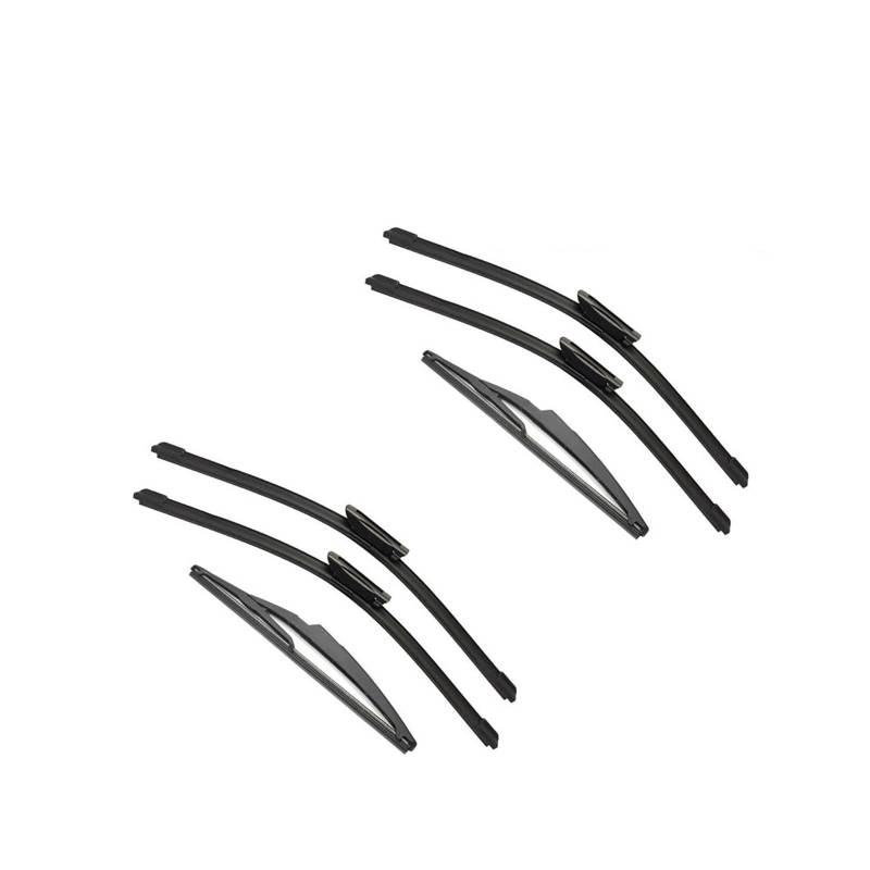 Scheibenwischer Rear Für Renegade BU 2014 2015 2016 2017 2018 2019 2PCS Auto Wischer Frontscheibe Windschutzscheibe Doppel Gummi Auto Zubehör Scheibenwischer für Heckscheibe(6PCS) von YOURNAME