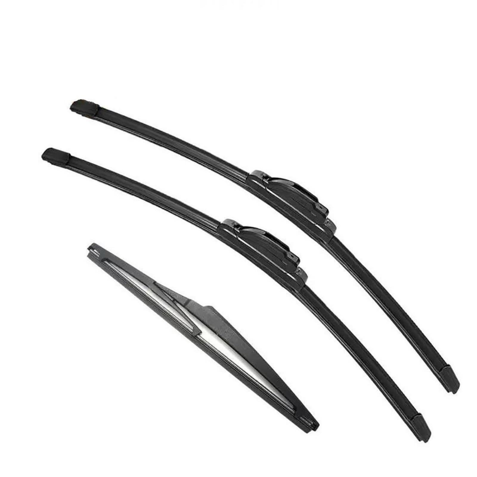 Scheibenwischer Rear Für TOYOTA Für Prius V 2012 2013 2014 2015 2016 2017 2018 2019 2020 2021 Doppel Gummi Auto Wischer Vorne Hinten zubehör Scheibenwischer für Heckscheibe(3PCS (Upgraded)) von YOURNAME