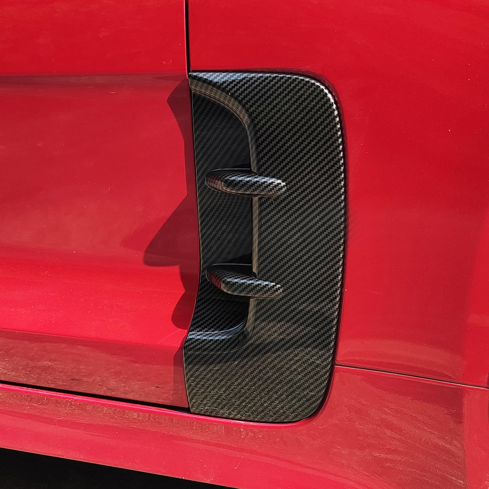 YOUTOOCAR Kohlefaser-Stil Auto Kotflügel Seitenschlitze Abdeckung Kompatibel mit KIA Stinger Zubehör YOUTOOCAR Kohlefaser-Stil Auto Kotflügel Seitenschlitze Abdeckung Kompatibel mit KIA Stinger Zubehör von YOUTOOCAR