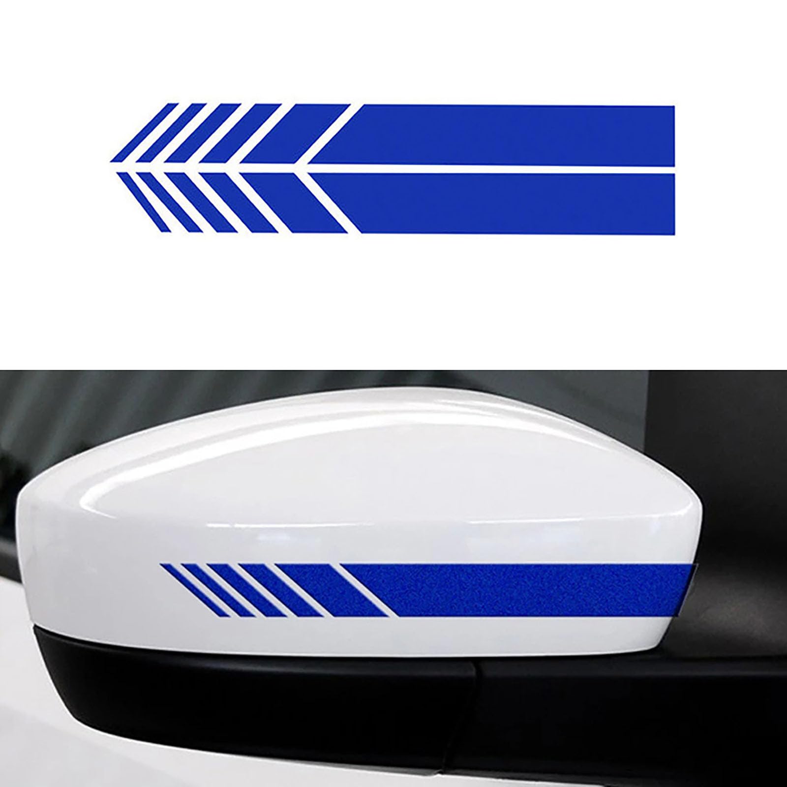 1 Paar Auto-Rückspiegel Aufkleber, Kompatibel für Kia KX CROSS, modische Farb-Zierstreifen-Dekor-Aufkleber, Auto-Styling,5-Blue 1 Paar Auto-Rückspiegel Aufkleber, Kompatibel für Kia KX CROSS, modische Farb-Zierstreifen-Dekor-Aufkleber, Auto-Styling,5-Blue von YPFYBHD