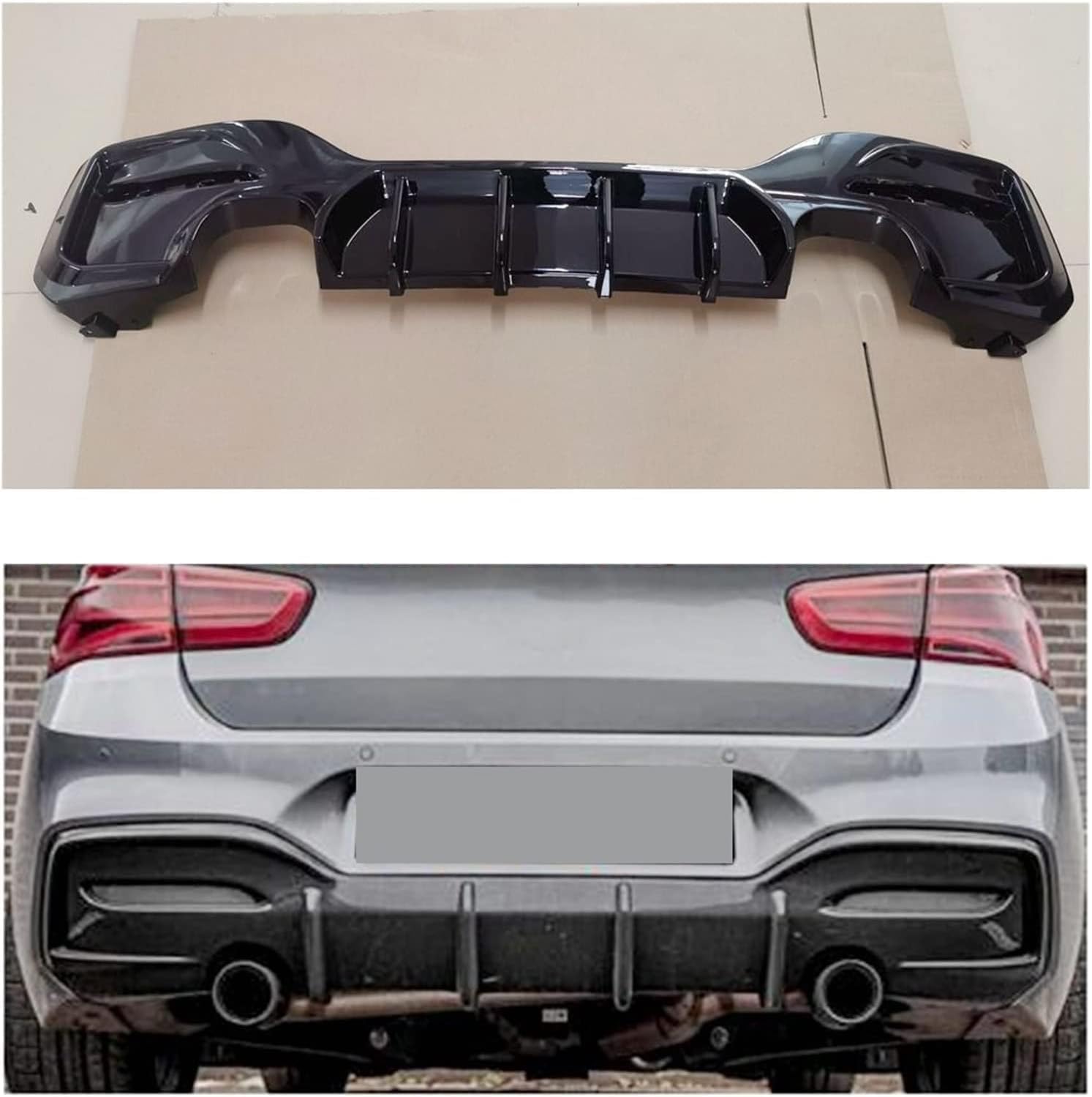 ABS-Heckdiffusor-Set für BMW 1 Series Sport F20 F21 M135i M140i 2017-2018,einstellbar, mattiert – stabilität & luftströmung – moderner Design ABS-Heckdiffusor-Set für BMW 1 Series Sport F20 F21 M135i M140i 2017-2018,einstellbar, mattiert – stabilität & luftströmung – moderner Design von YPJHMXQXQ