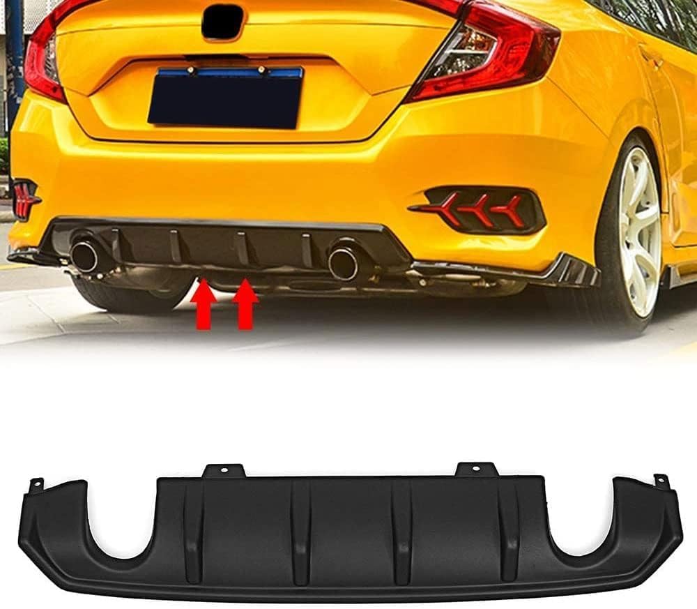 ABS-Heckdiffusor-Set für Civic 2016-2017 Sedán JDM RS Turbo Sport,einstellbar, mattiert – stabilität & luftströmung – moderner Design ABS-Heckdiffusor-Set für Civic 2016-2017 Sedán JDM RS Turbo Sport,einstellbar, mattiert – stabilität & luftströmung – moderner Design von YPJHMXQXQ