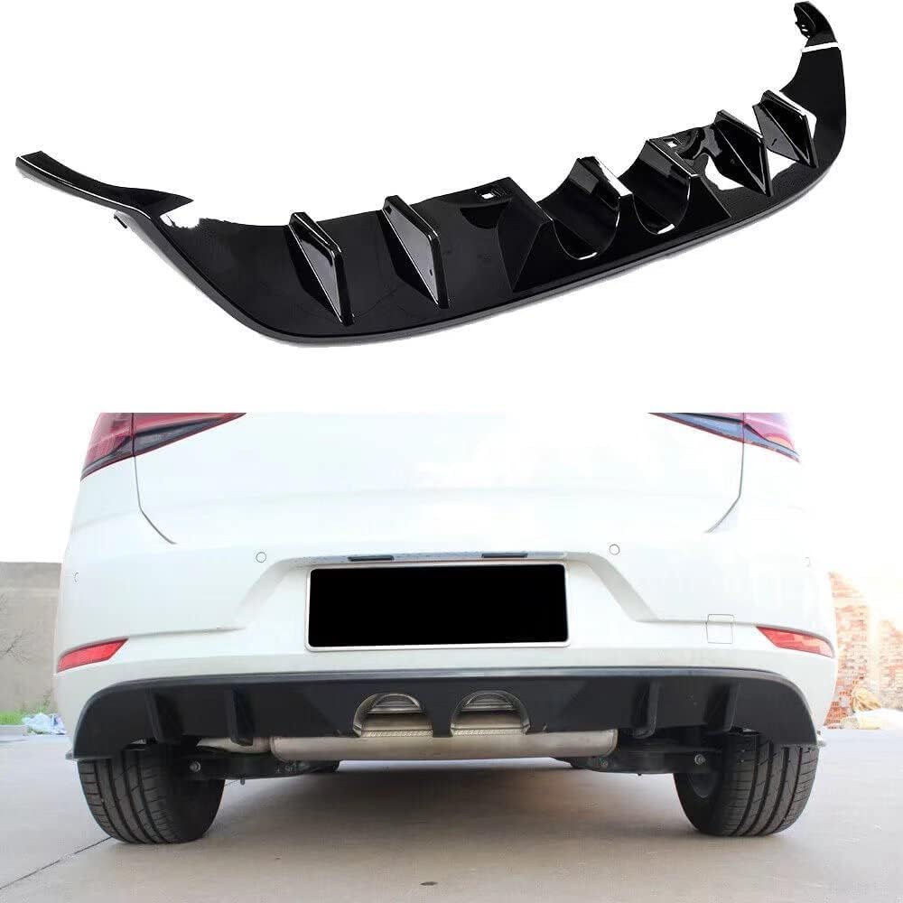 ABS-Heckdiffusor-Set für VW Golf 7 7.5 MK7 MK 7.5 Standard and GTI 2017 2018 2019,einstellbar, mattiert – stabilität & luftströmung – moderner Design ABS-Heckdiffusor-Set für VW Golf 7 7.5 MK7 MK 7.5 Standard and GTI 2017 2018 2019,einstellbar, mattiert – stabilität & luftströmung – moderner Design von YPJHMXQXQ