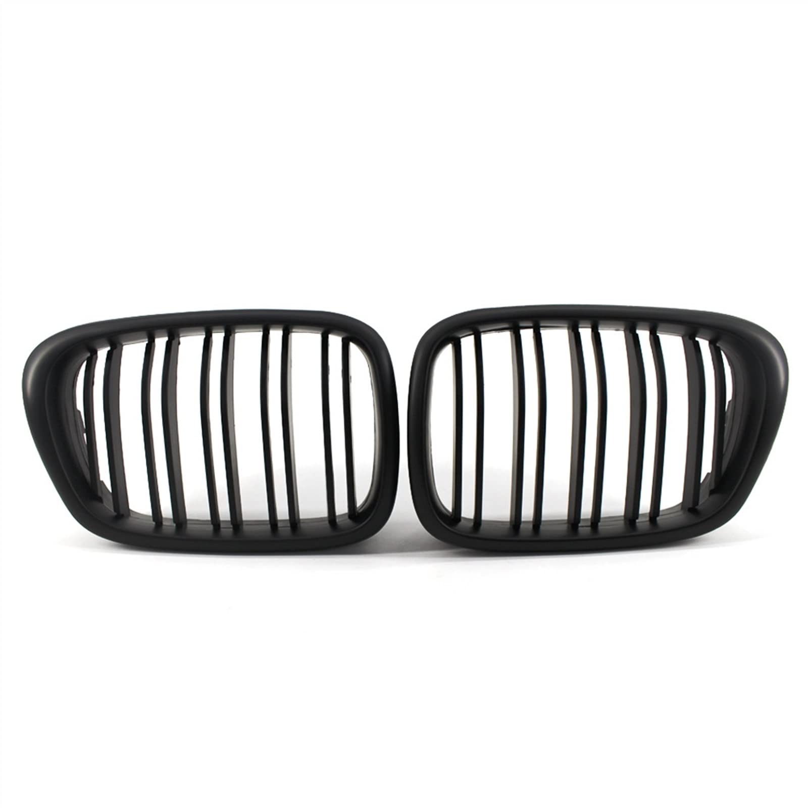 Nieren Kühlergrille Kompatibel Mit E39 M5 5er Für 520 525 528 1999 2000 2001 2002 2003 Nierengitter Lufteinlass Grill Auto Frontgitter Stoßstange Motorhaube Obere Grillabdeckung(Matte Black) von YPLVWSOYQ