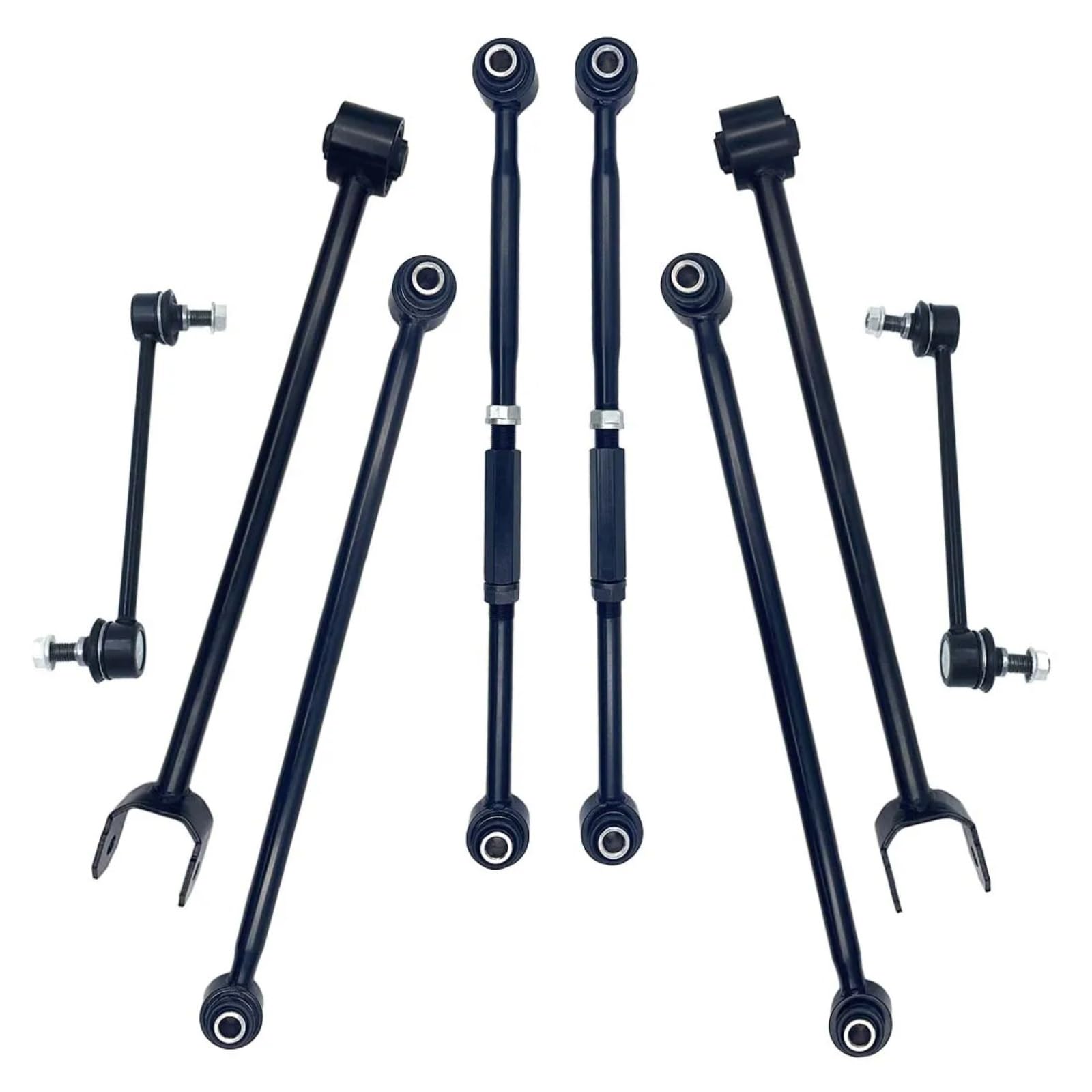 Querlenker vorne oben Kompatibel Mit Toyota Für Avalon 1997 1998 1999 Für Camry 1997 1998 1999 2000 2001 K641851 K641859 Hintere Untere Querlenker Seitliche Verbindungsstange Stabilisator-Set von YPLVWSOYQ