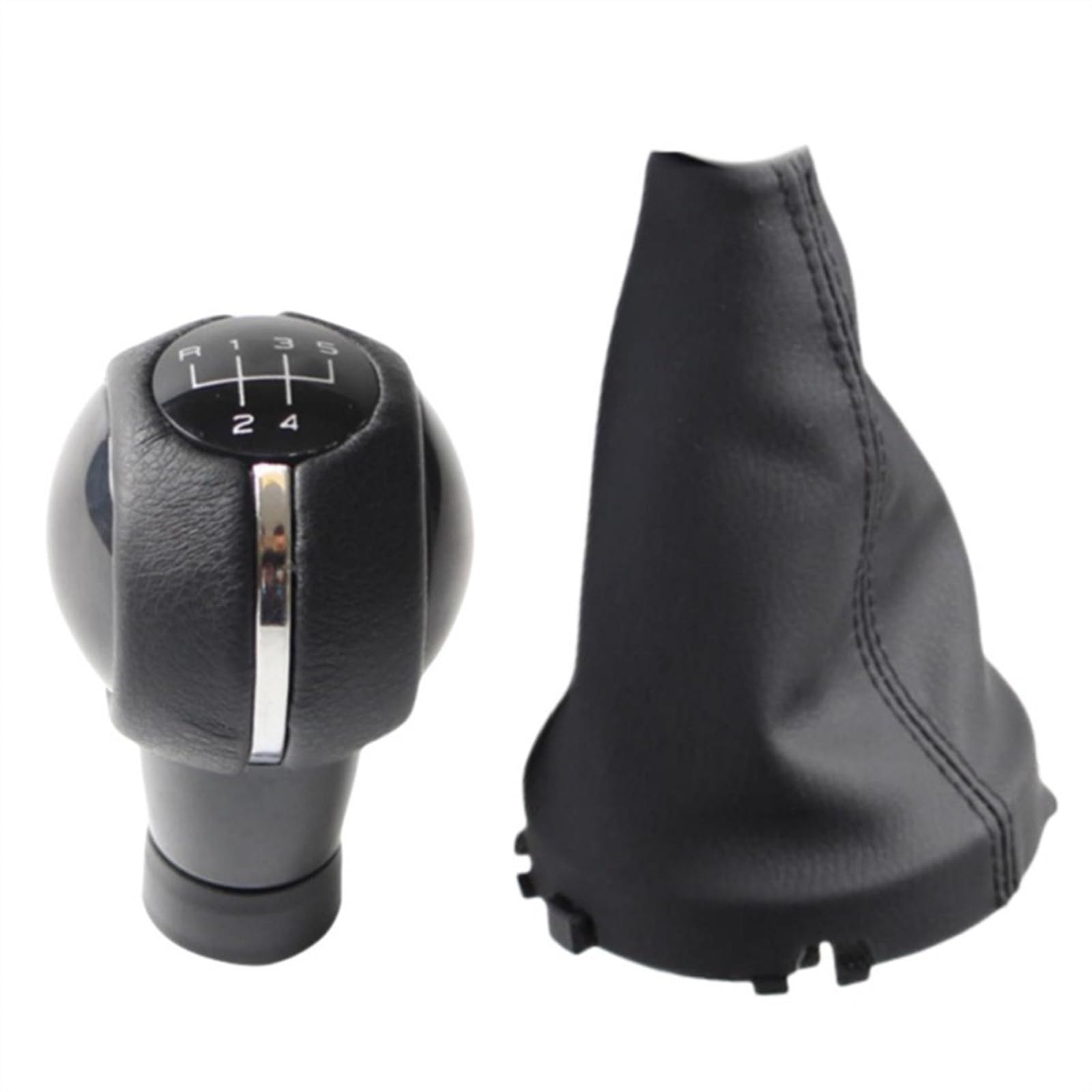 Schaltknaufkopf Automatik Kompatibel Mit Mini Für Cooper F54 F55 F56 F57 F60 5/6-Gang-Schaltgetriebe Auto-Styling Schaltknauf Hebel Stick Stift Gaitor Kofferraumabdeckung Kragen(2pcs 5 speed black) von YPLVWSOYQ